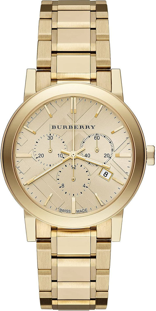 Burberry The City Gold Dial Gold Steel Strap Watch for Women - BU9753 Buy Now By Burberry
