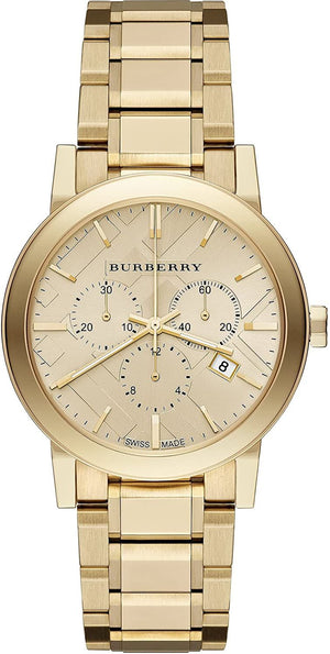 Burberry The City Gold Dial Gold Steel Strap Watch for Women - BU9753 Buy Now By Burberry