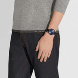 Coach Charles Blue Dial Blue Mesh Bracelet Watch for Men - 14602146 Buy Now By Coach