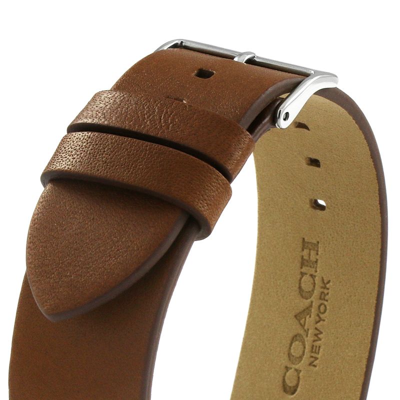 Coach Charles Blue Dial Brown Leather Strap Watch for Men - 14602151 Buy Now By Coach