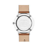 Coach Charles Silver Dial Brown Leather Strap Watch for Men - 14602152 Buy Now By Coach