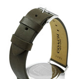 Coach Charles Grey Dial Brown Leather Strap Watch for Men - 14602153 Buy Now By Coach