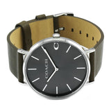 Coach Charles Grey Dial Brown Leather Strap Watch for Men - 14602153 Buy Now By Coach