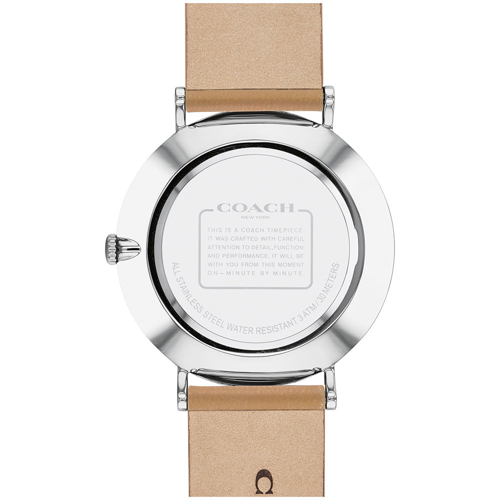 Coach Charles Black Dial Brown Leather Strap Watch for Men - 14602155 Buy Now By Coach