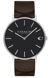 Coach Charles Black Dial Brown Leather Strap Watch for Women - 14602156 Buy Now By Coach
