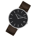 Coach Charles Black Dial Brown Leather Strap Watch for Women - 14602156 Buy Now By Coach