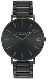 Coach Charles Black Dial Black Steel Strap Watch for Men - 14602431 Buy Now By Coach