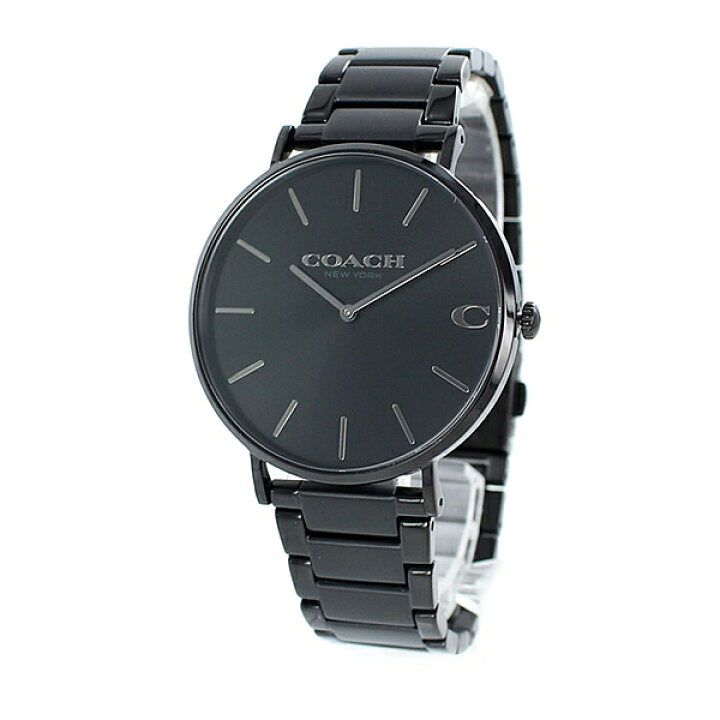 Coach Charles Black Dial Black Steel Strap Watch for Men - 14602431 Buy Now By Coach