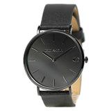 Coach Charles Black Dial Black Leather Strap Watch for Men - 14602434 Buy Now By Coach