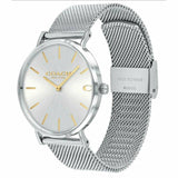 Coach Charles Silver Dial Silver Mesh Bracelet Watch for Men - 14602439 Buy Now By Coach