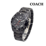 Coach Kent Chronograph Black Dial Black Steel Strap Watch for Men - 14602554 Buy Now By Coach