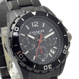Coach Kent Chronograph Black Dial Black Steel Strap Watch for Men - 14602554 Buy Now By Coach