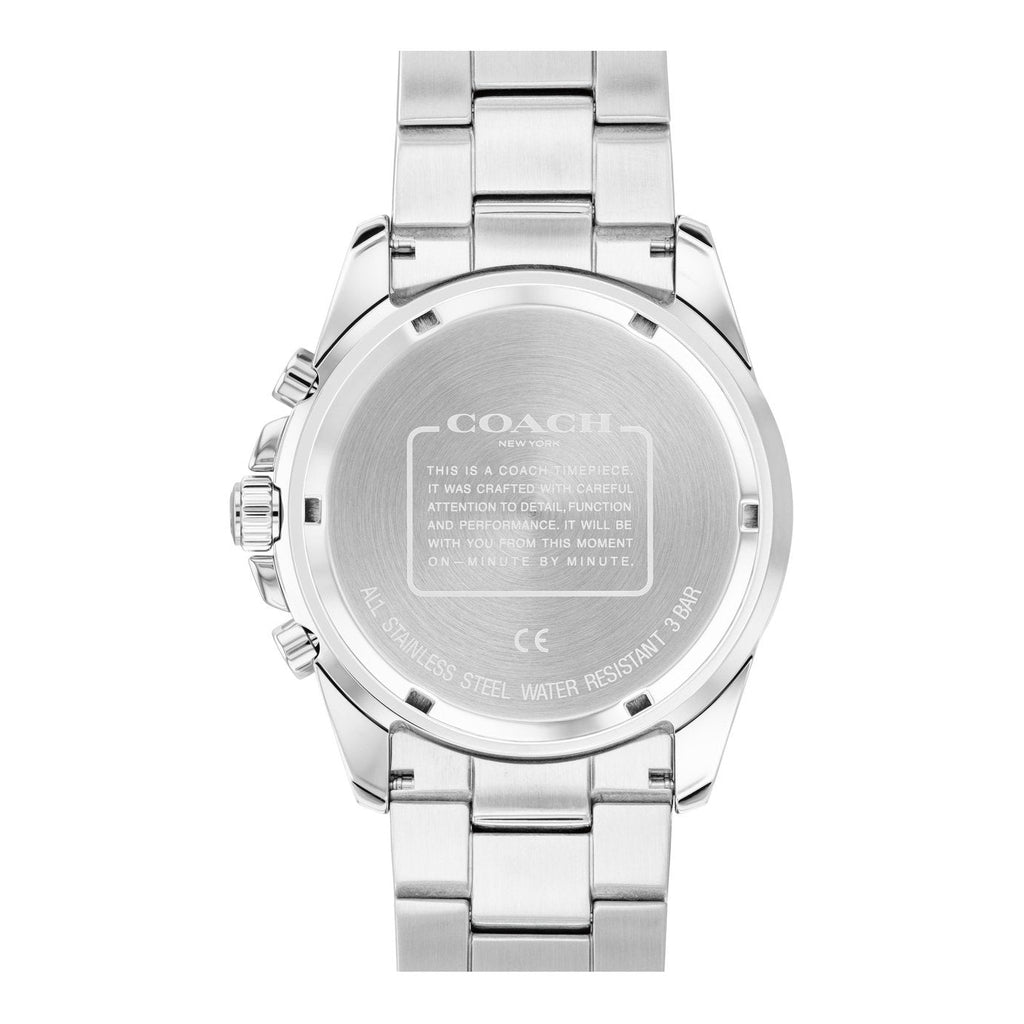 Coach Kent Black Dial Silver Steel Strap Watch for Men - 14602556 Buy Now By Coach