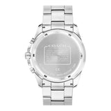 Coach Kent Black Dial Silver Steel Strap Watch for Men - 14602556 Buy Now By Coach