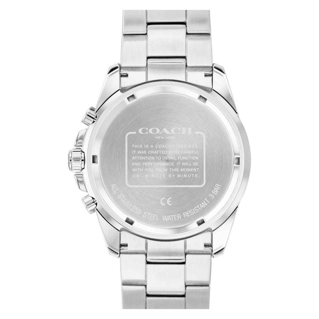 Coach Kent Green Dial Silver Steel Strap Watch for Men - 14602557 Buy Now By Coach
