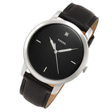 Fossil The Minimalist Carbon Series Black Dial Black Leather Strap Watch for Men - FS5497 Buy Now By Fossil