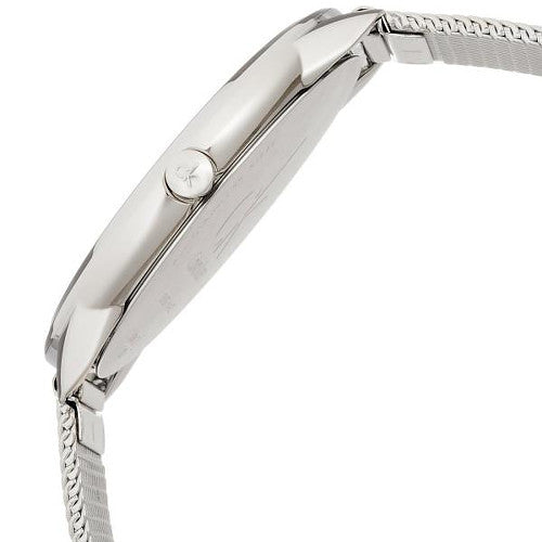 Calvin Klein Minimalist Black Dial Silver Mesh Bracelet Watch for Men - K3M2112X Buy Now By Calvin Klein
