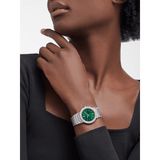 Bvlgari Bvlgari Bvlgari Lady Green Dial Silver Steel Strap Watch for Women - BVLGARI103693 Buy Now By Bvlgari