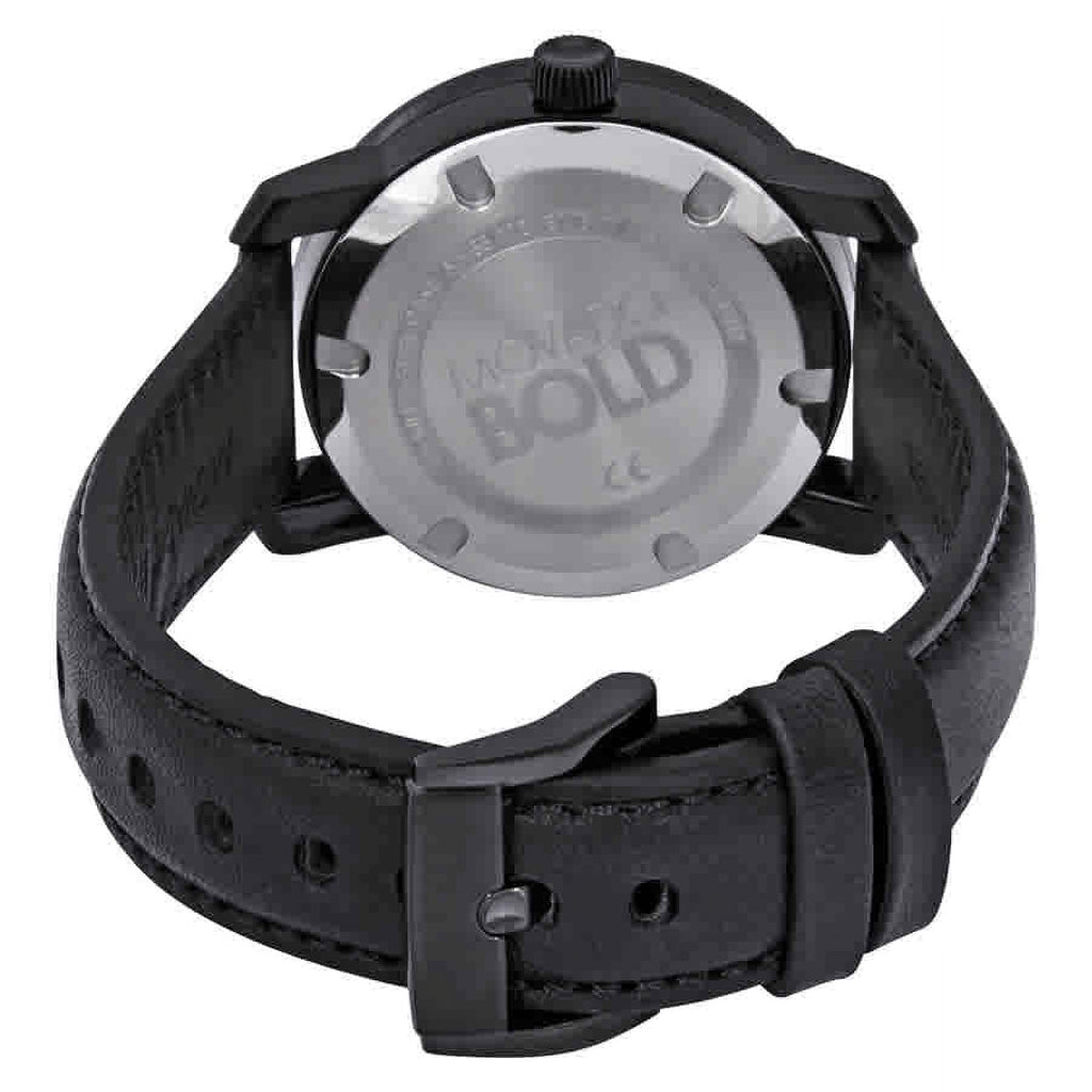 Movado Bold Black Dial Black Leather Strap Watch for Women - 3600527 Buy Now By Movado