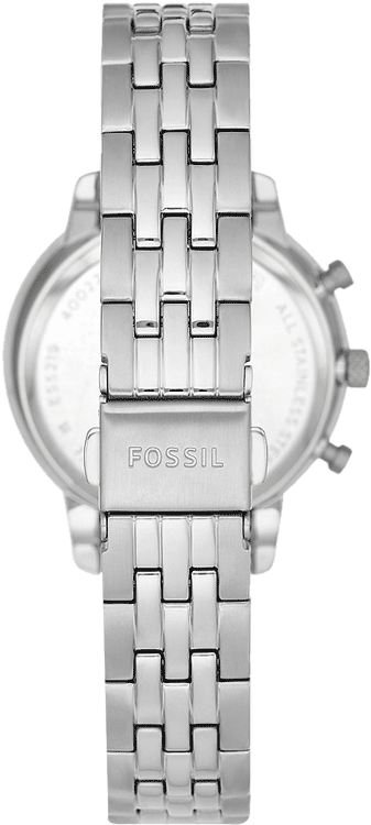 Fossil Neutra Chronograph Silver Dial Silver Steel Strap Watch for Women - ES5217 Buy Now By Fossil