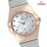 Omega Constellation Manhattan Quartz Diamonds Mother of Pearl Dial Two Tone Steel Strap Watch for Women - 131.20.25.60.55.001 Buy Now By Omega