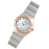Omega Constellation Manhattan Quartz Diamonds Mother of Pearl Dial Two Tone Steel Strap Watch for Women - 131.20.25.60.55.001 Buy Now By Omega