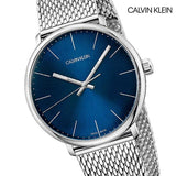 Calvin Klein High Noon Quartz Blue Dial Silver Mesh Bracelet Watch for Men - K8M2112N Buy Now By Calvin Klein