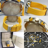 Burberry Sport Chronograph Grey Dial Yellow Rubber Strap Watch for Men - BU7712 Buy Now By Burberry