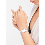 Bvlgari Serpenti Seduttori Diamonds Silver Dial Silver Steel Strap Watch for Women - SERPENTI103361 Buy Now By Bvlgari