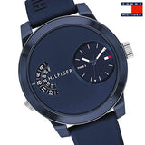Tommy Hilfiger Denim Blue Dial Blue Rubber Strap Watch for Men - 1791556 Buy Now By Tommy Hilfiger