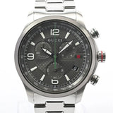 Gucci G Timeless Chronograph Grey Dial Silver Steel Strap Watch For Men - YA126238 Buy Now By Gucci