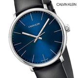 Calvin Klein High Noon Quartz Blue Dial Black Leather Strap Watch for Men - K8M211CN Buy Now By Calvin Klein