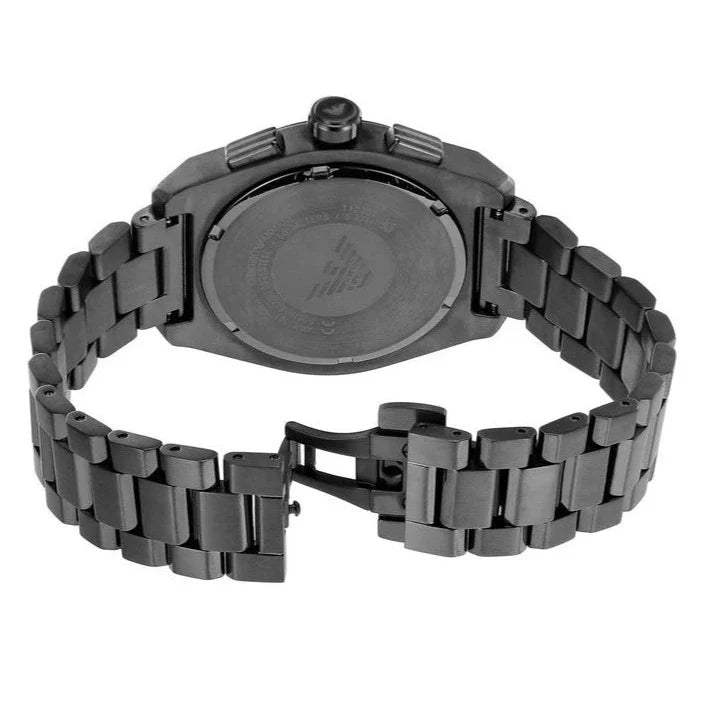 Emporio Armani Analog Chronograph Blue Dial Silver Steel Strap Watch For Men - AR11561 Buy Now By Emporio Armani