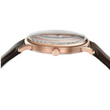 Emporio Armani Minimalist Quartz White Dial Brown Leather Strap Watch For Men - AR11572 Buy Now By Emporio Armani