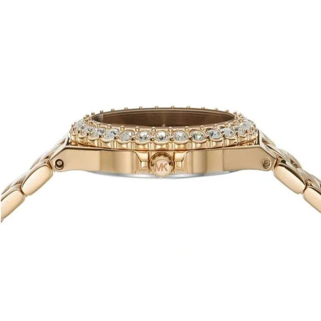 Michael Kors Lennox Quartz Green Dial Gold Steel Strap Watch For Women - MK7395 Buy Now By Michael Kors