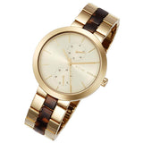 Michael Kors Garner Multifunction Gold Dial Two Tone Steel Strap Watch For Women - MK6471 Buy Now By Michael Kors