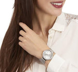 Guess Chiffon Silver Dial Silver Mesh Bracelet Watch For Women - W1083L1 Buy Now By Guess