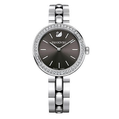Swarovski Daytime Rhinestone Grey Dial Silver Steel Strap Watch for Women - 5213681 Buy Now By Swarovski