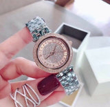 Michael Kors Darci Rose Gold Dial Silver Steel Strap Watch for Women - MK3446 Buy Now By Michael Kors