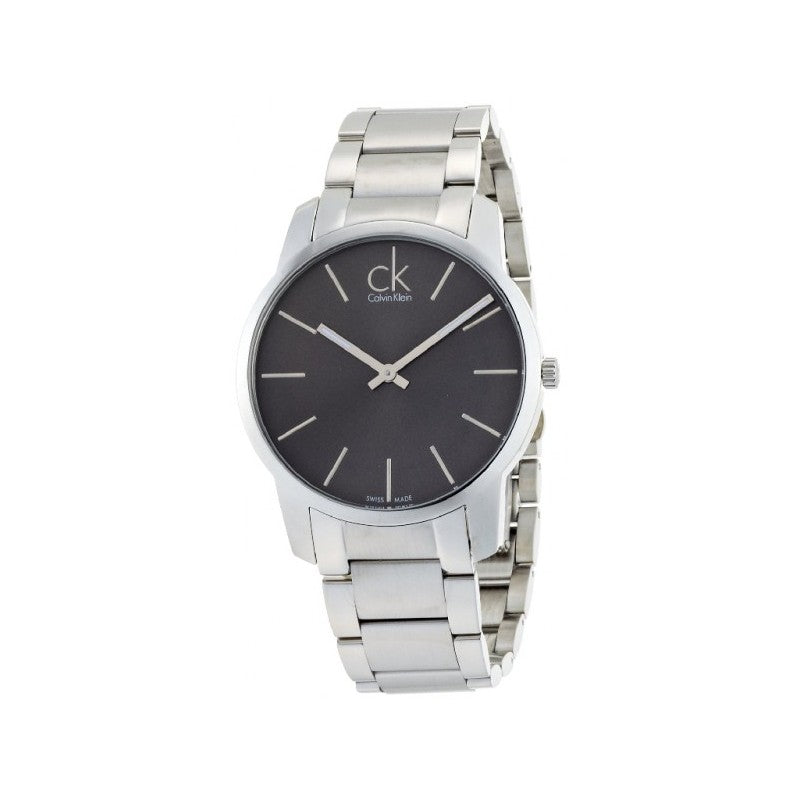 Calvin Klein City Black Dial Silver Steel Strap Watch for Men - K2G21161 Buy Now By Calvin Klein