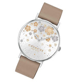 Coach Perry Quartz Silver Dial Brown Leather Strap Watch for Women - 14503326 Buy Now By Coach
