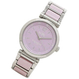 Coach Tristent Purple Dial Two Tone Steel Strap Watch for Women - 14502461 Buy Now By Coach