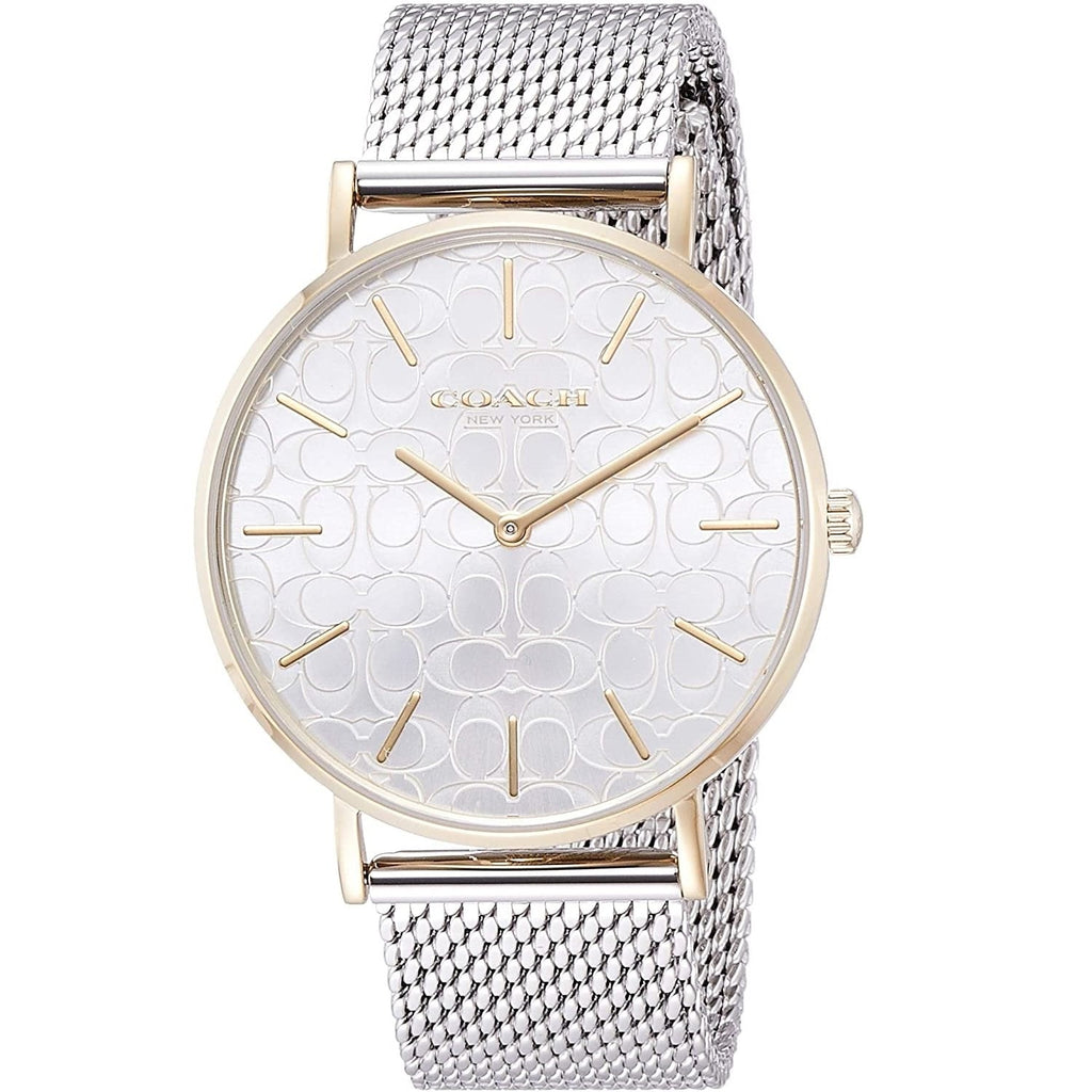 Coach Perry Silver Dial Silver Mesh Bracelet Watch for Women - 14503387 Buy Now By Coach