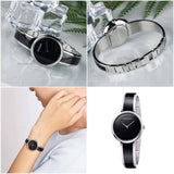 Calvin Klein Seduce Black Dial Two Tone Steel Strap Watch for Women - K4E2N111 Buy Now By Calvin Klein