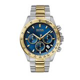 Hugo Boss Hero Blue Dial Two Tone Steel Strap Watch for Men - 1513767 Buy Now By Hugo Boss