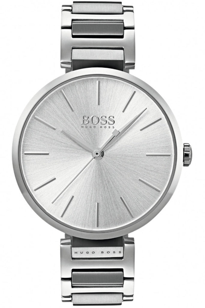 Hugo Boss Allusion Quartz Silver Dial Silver Steel Strap Watch For Women - 1502414 Buy Now By Hugo Boss