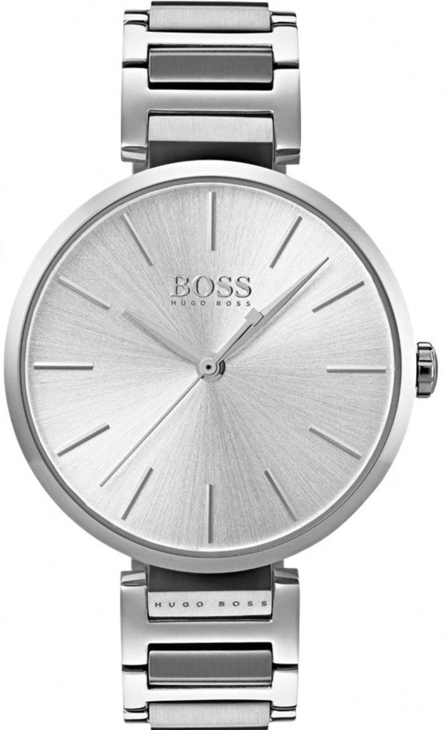 Hugo Boss Allusion Quartz Silver Dial Silver Steel Strap Watch For Women - 1502414 Buy Now By Hugo Boss