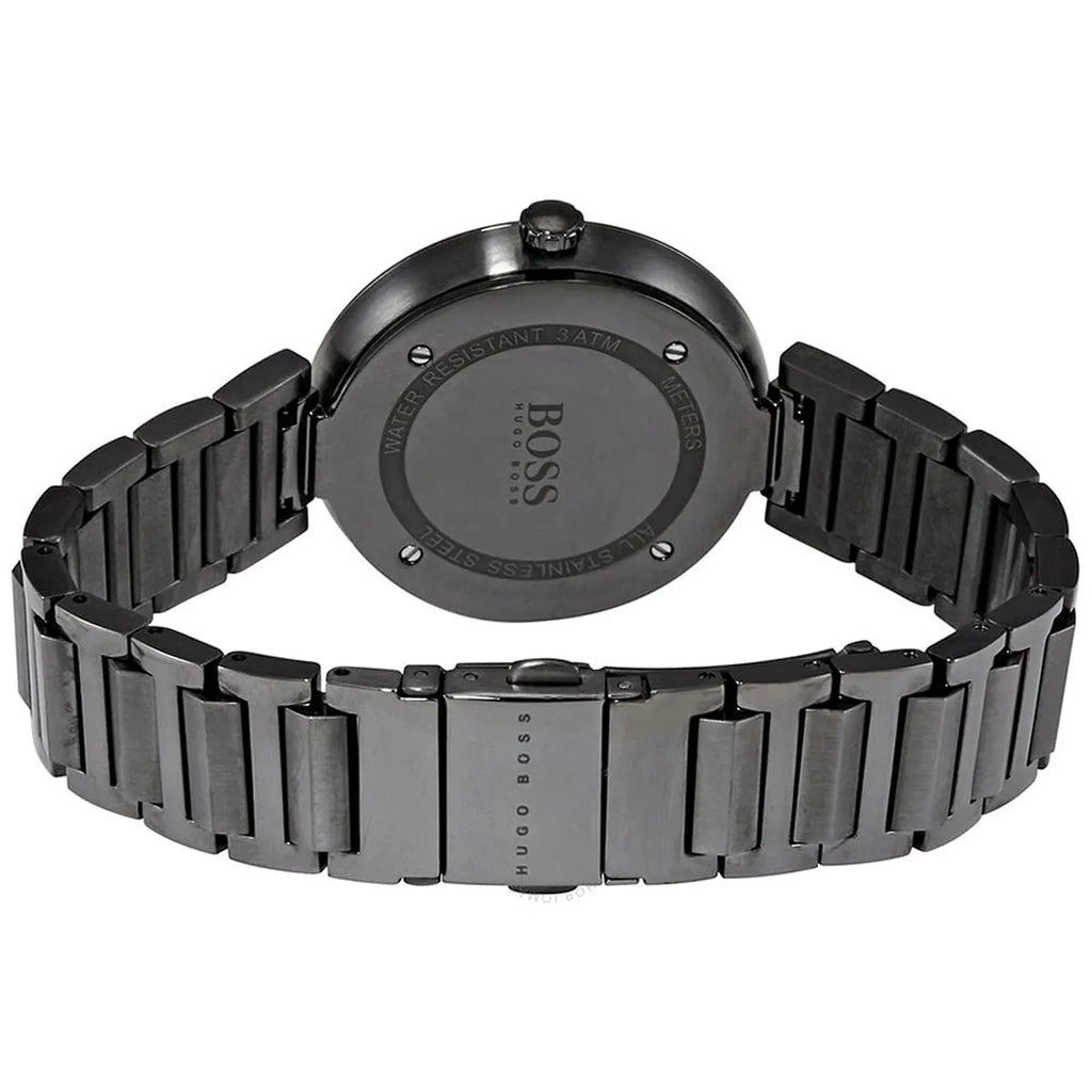 Hugo Boss Allusion Quartz Grey Dial Grey Steel Strap Watch For Men - 1502416 Buy Now By Hugo Boss