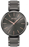 Hugo Boss Allusion Quartz Grey Dial Grey Steel Strap Watch For Men - 1502416 Buy Now By Hugo Boss