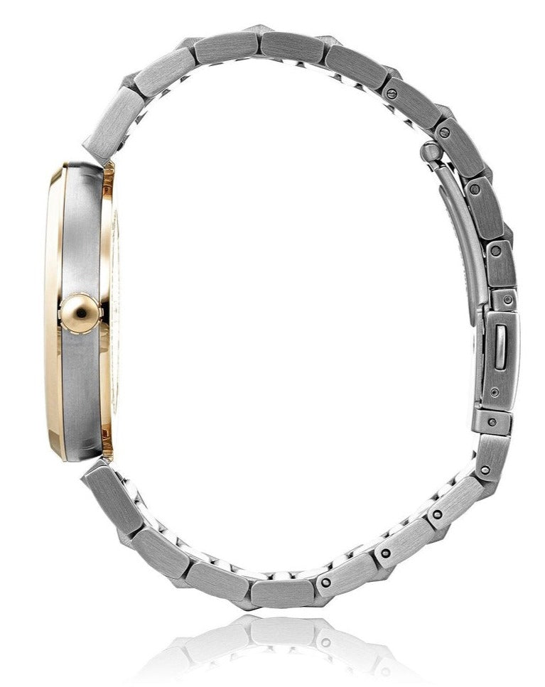 Hugo Boss Allusion Quartz Silver Dial Two Tone Steel Strap Watch For Women - 1502417 Buy Now By Hugo Boss